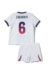 Paris Saint-Germain Ilya Zabarnyi #6 Babyklær Borte Fotballdrakt til barn 2026-27 Korte ermer (+ Korte bukser)